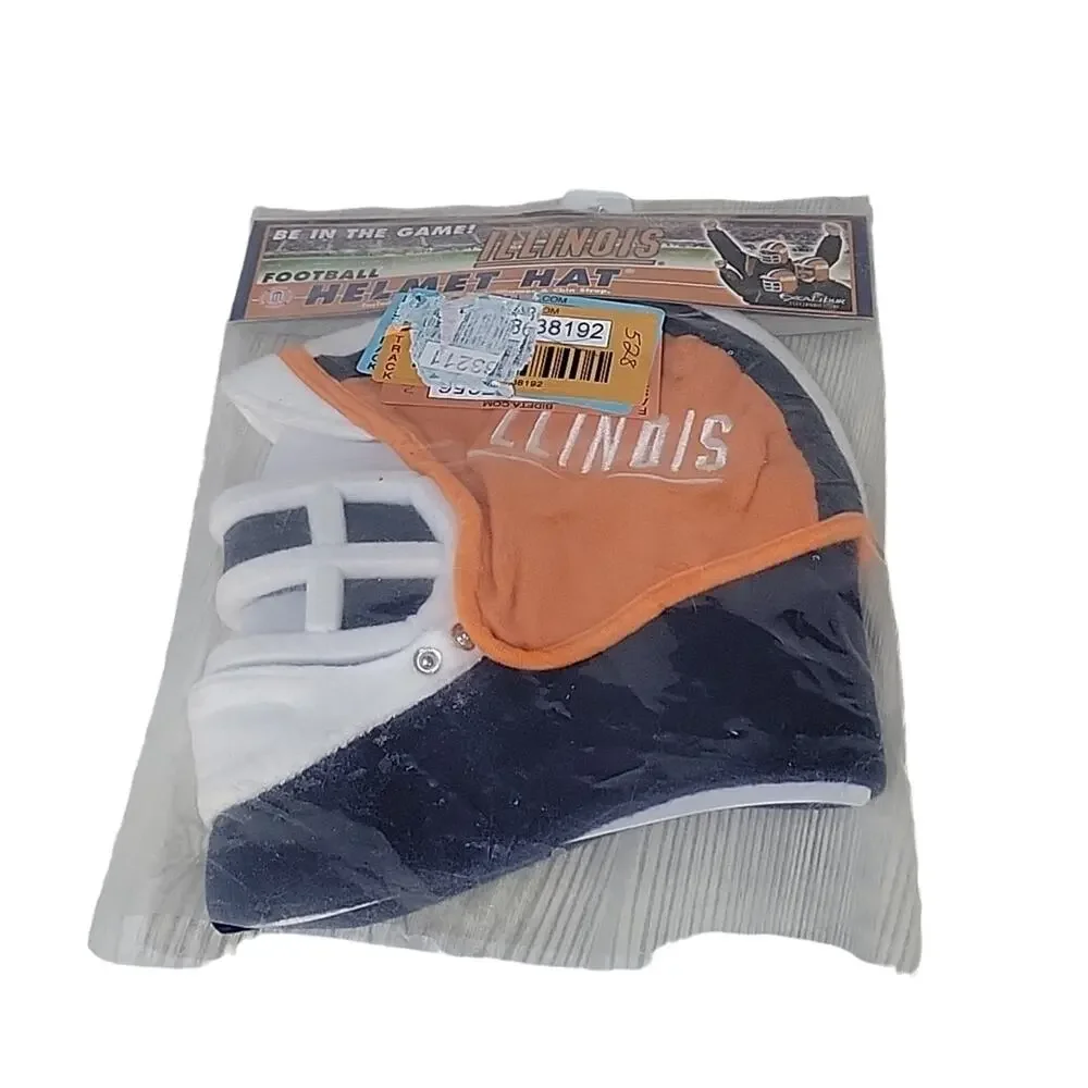 Illinois Football Helmet Hat, NEW